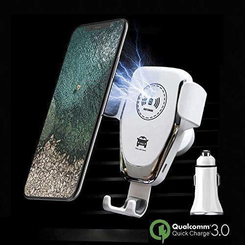 TESORO charger - Compatible With Apple, Car Qi Wireless fast Charging